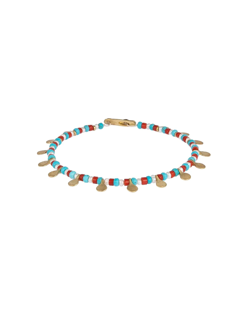 BEADED SCALE ANKLET